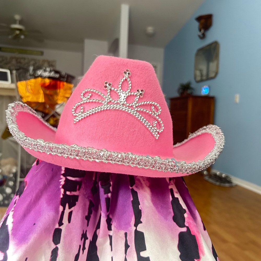 Pink Rhinestone Cowboy Hat Lights Up!